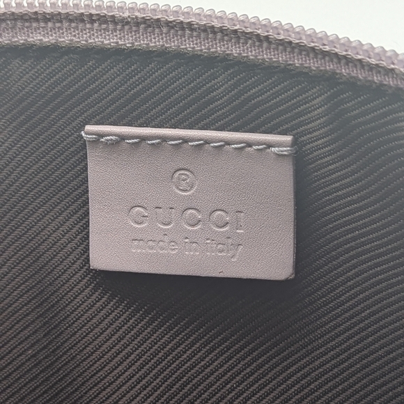 Gucci Grey GG Canvas Shoulder Bag – Small / Light Purple - Picture 8 of 10